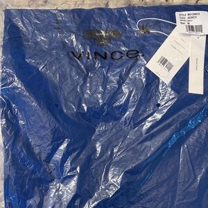 Vince Men’s Garment Dye Cotton T-Shirt Cobalt Medium